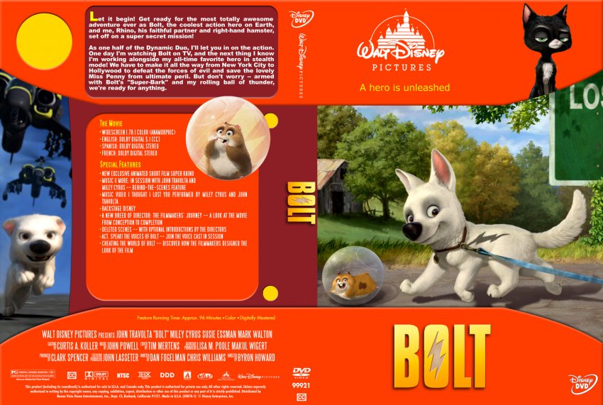 bolt dvd cover