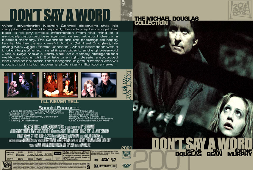 Don't Say a Word - The Michael Douglas Collection v.2