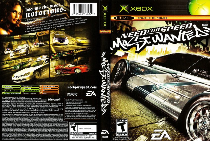 Need for Speed - Most Wanted - XBOX 360 Game Covers - Need for Speed ...