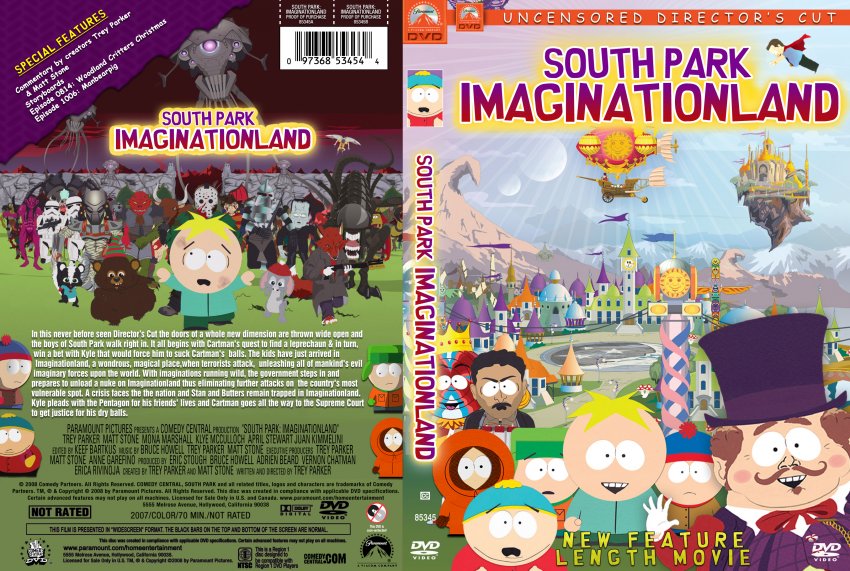South Park Imaginationland (v3) - Movie DVD Custom Covers ...