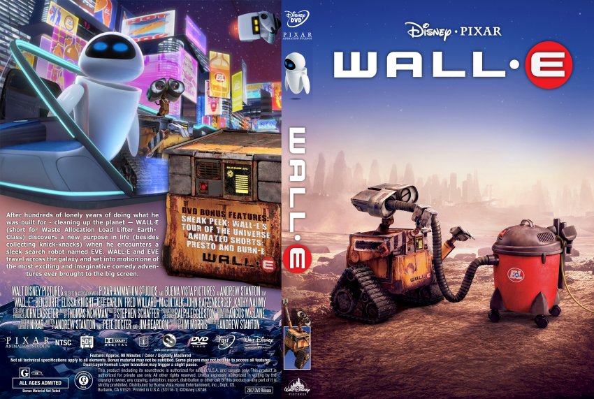 Wall E Movie Dvd Custom Covers Wall Dvd Covers