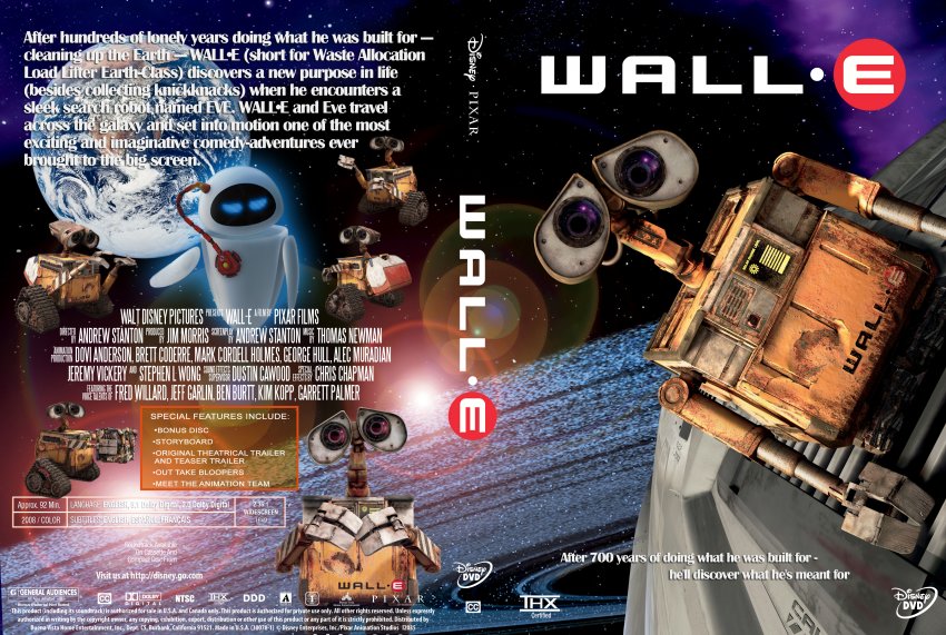 Wall E Movie Dvd Custom Covers Wall E Cover Sfla Dvd Covers