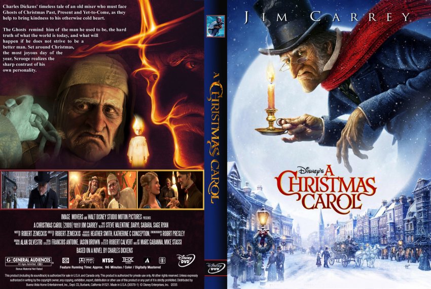 A Christams Carol- Movie DVD Custom Covers - a christmas carol 2009 fulldvd...