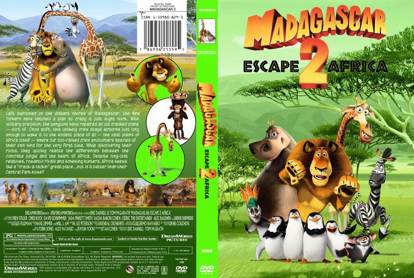 Madagascar 2 Movie Dvd Custom Covers Madagascar 2 Copy Dvd Covers