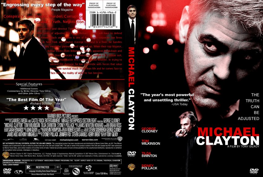 Michael Clayton - Movie DVD Custom Covers ...