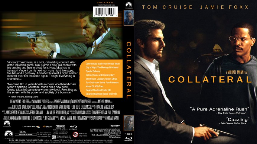 Соучастник. Collateral Killer. Collateral Cover. Collateral DVD Cover.