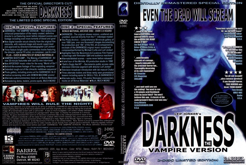 Darkness The Vampire Version - Cover A