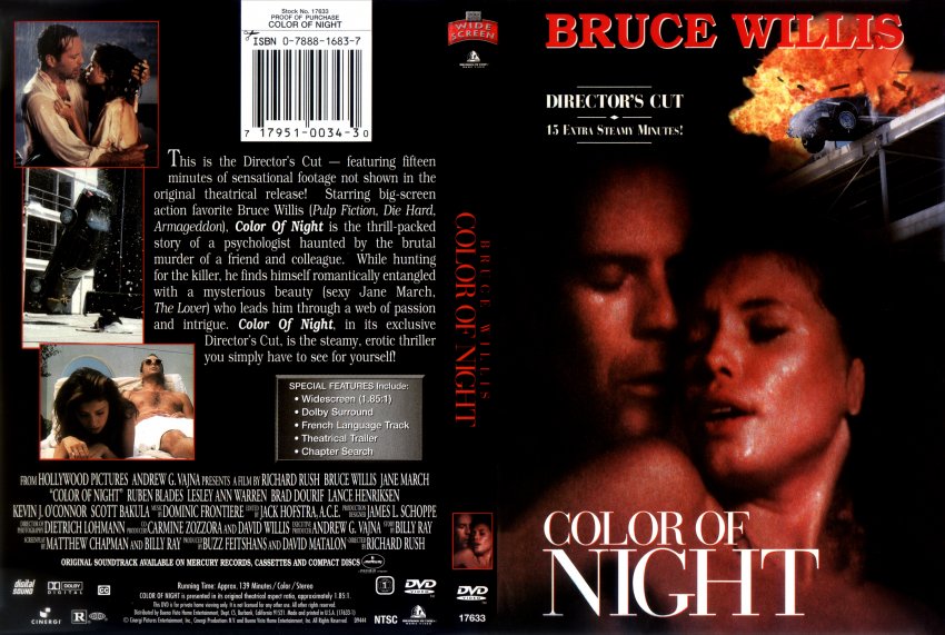 Color of Night r1- Movie DVD Scanned Covers - 10Color of Night r1 scan ::.....