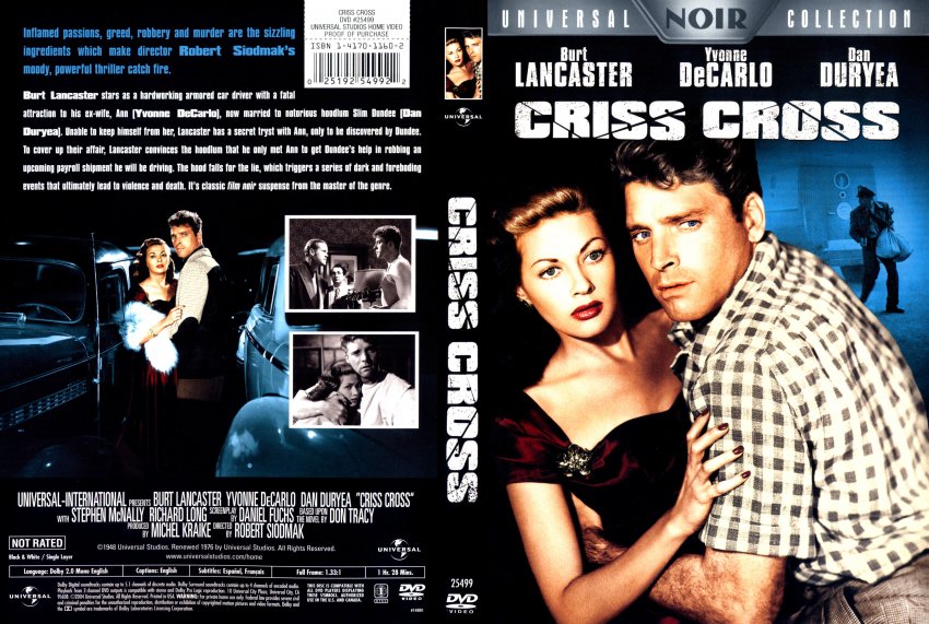 Criss Cross 1949 Universal - Movie DVD Scanned Covers ...