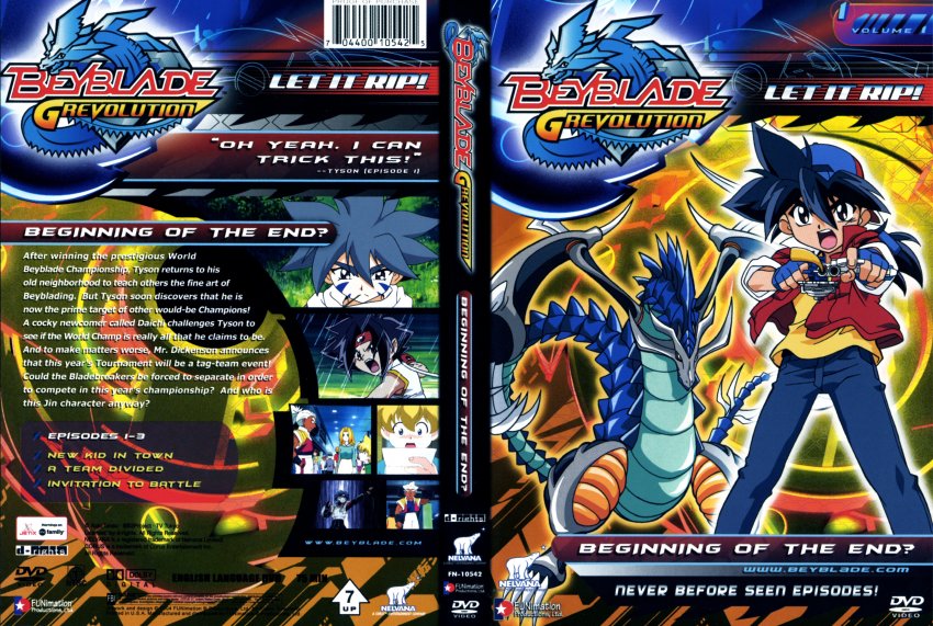 Beyblade GRevolution Volume 1 Beginning of the End