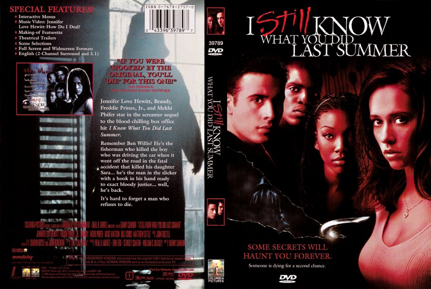 I Still Know What You Did Last Summer Movie Dvd Scanned Covers 1322i Still Know What You Did Last Summer Dvd Covers
