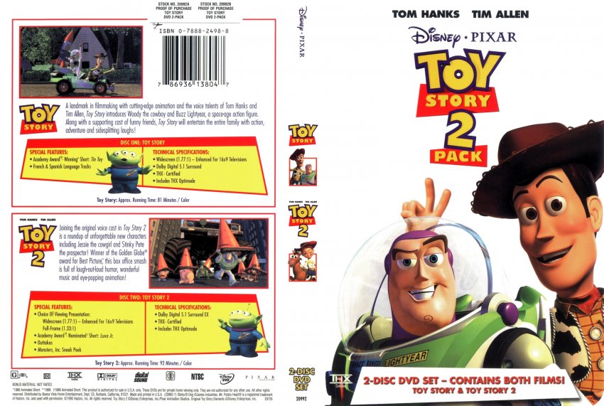 toy story 1 2 3 dvd