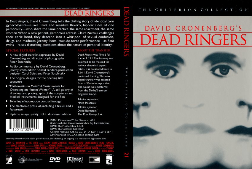Dead Ringers (Criterion Collection)