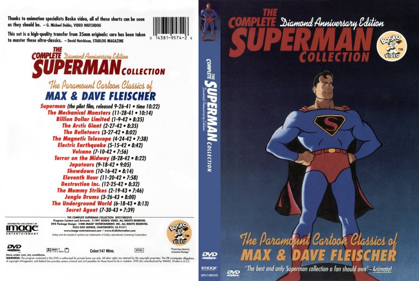 1810Superman Cartoon Clasics Collection Hires Dvd