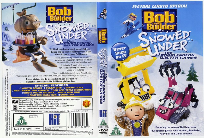 2048Bob The Builder Snowed Under-front- Movie DVD Scanned Covers - 2048...