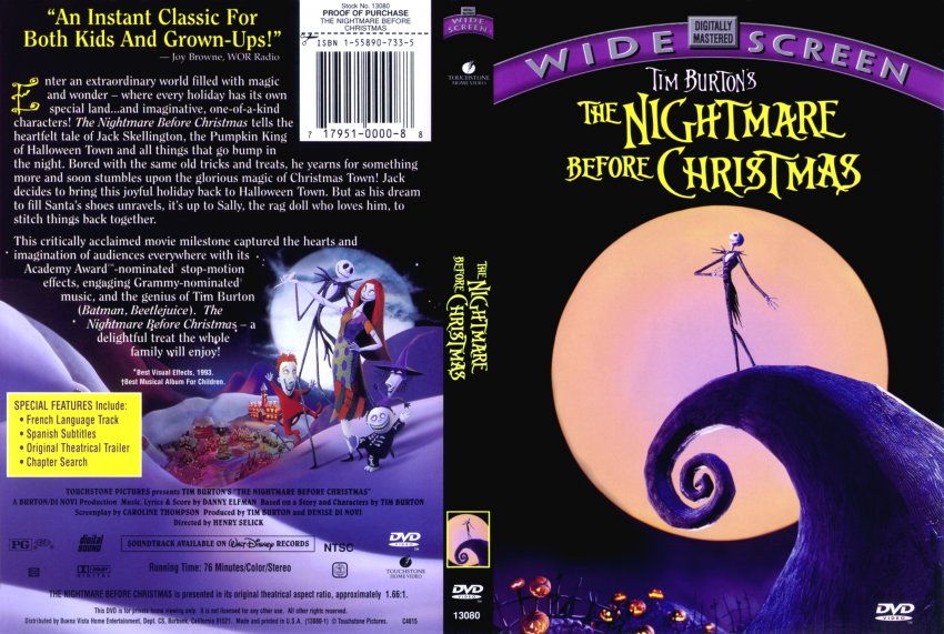 the nightmare before christmas