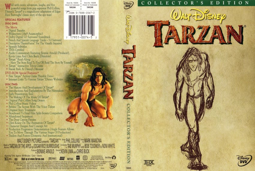 tarzan special edition dvd cover