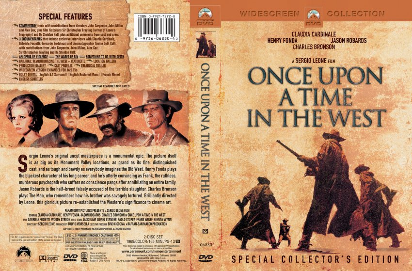 Once Upon a Time in the West - Movie DVD Scanned Covers - 310OUATITW ...