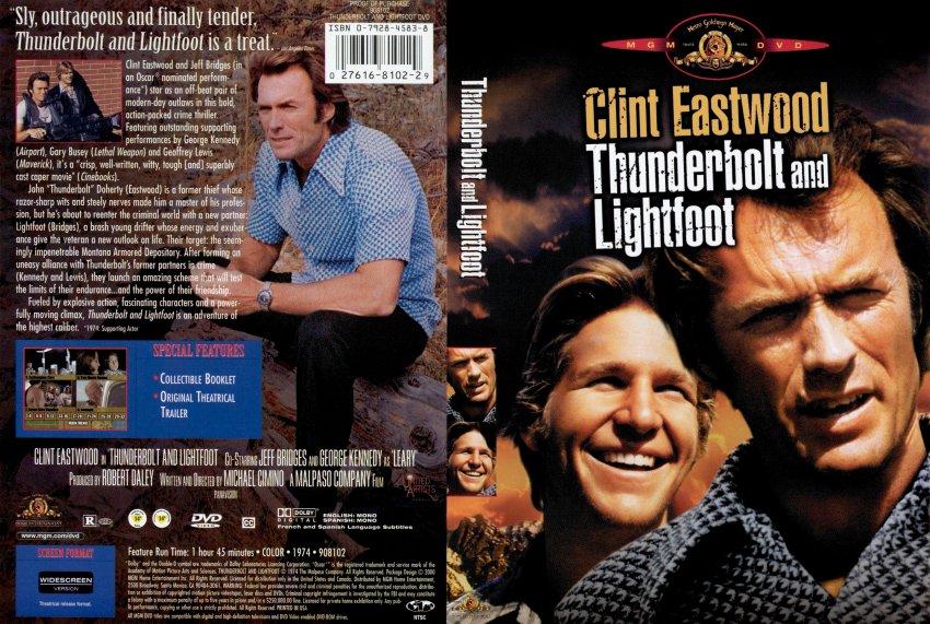 Thunderbolt and Lightfoot- Movie DVD Scanned Covers - 3123Thunderbolt and.....