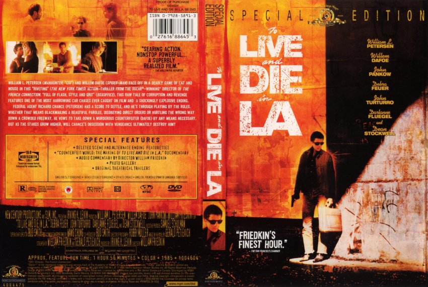 to live and die in la t shirt