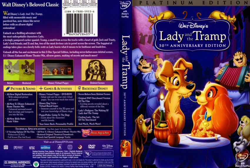 Lady & the Tramp Anniversary edition