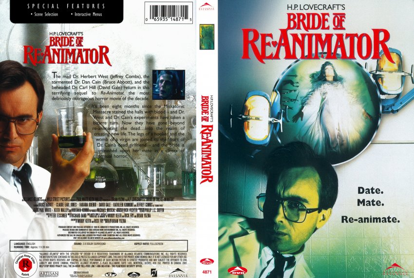 Bride of Re-Animator - scan
