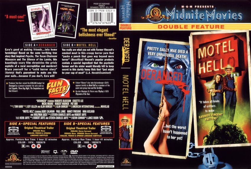 Deranged & Motel Hell - scan