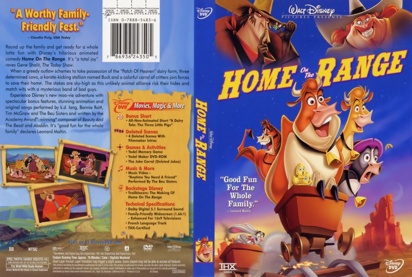 Home On The Range- Movie DVD Scanned Covers - 5Home On The Rang...