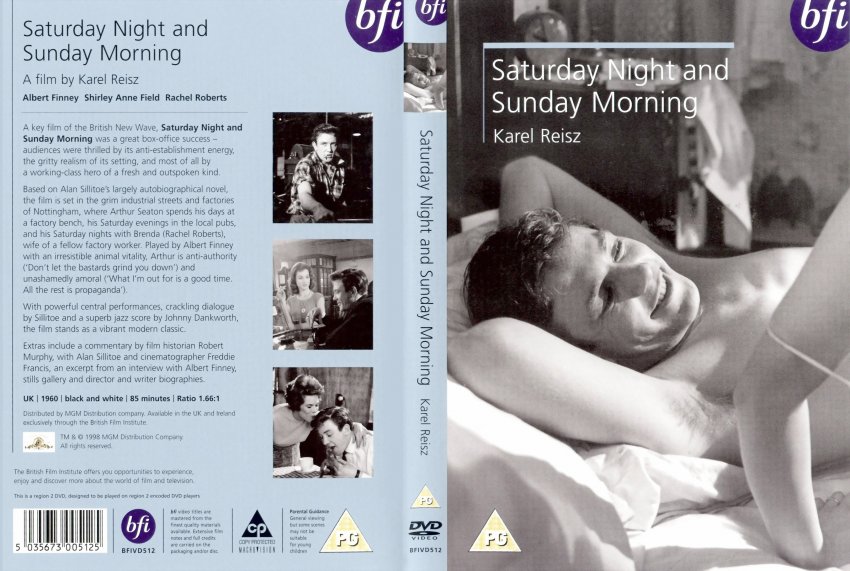 Saturday Night and Sunday Morning- Movie DVD Scanned Covers - 663Saturday N...