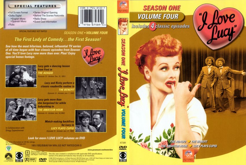 I Love Lucy: Season One - Volume Four