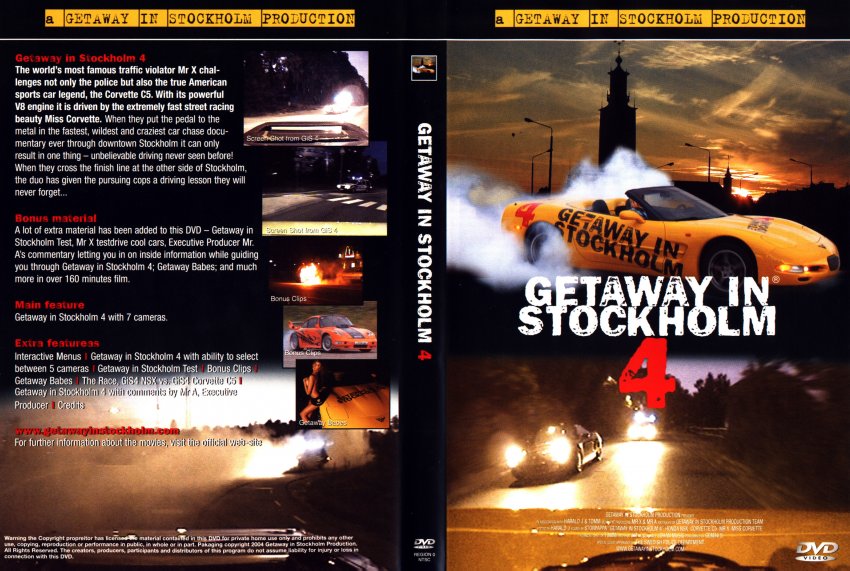 Getaway In Stockholm 4 - Movie DVD Scanned Covers - 6Getaway In Stockholm 4  :: DVD Covers