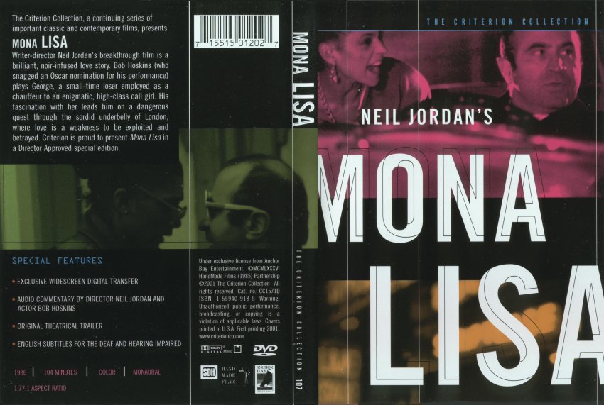 Mona Lisa Movie Dvd Scanned Covers 6mona Lisa Dvd Covers