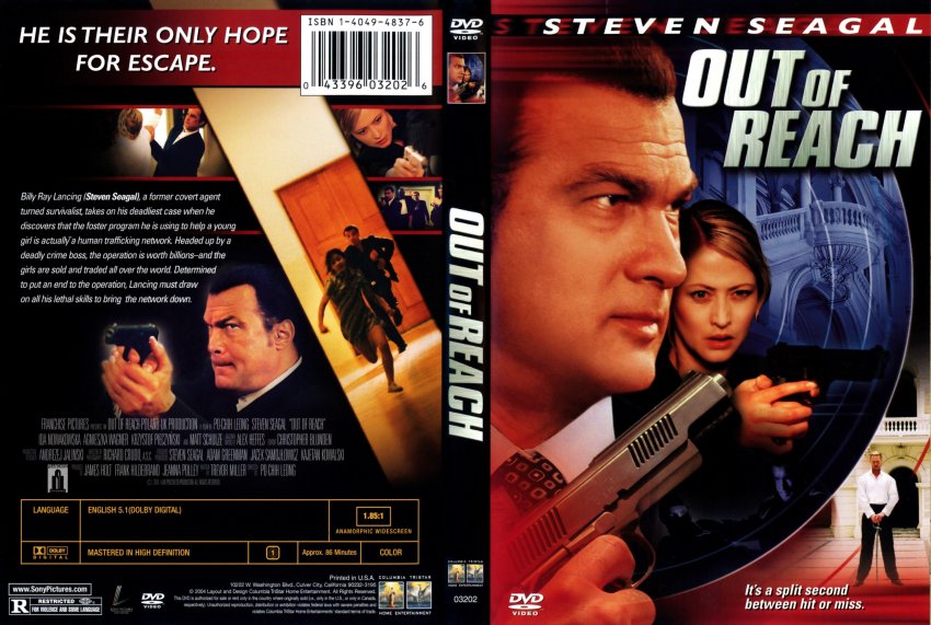 Out Of Reach - Movie DVD Scanned Covers - 6Out of reach r1 English