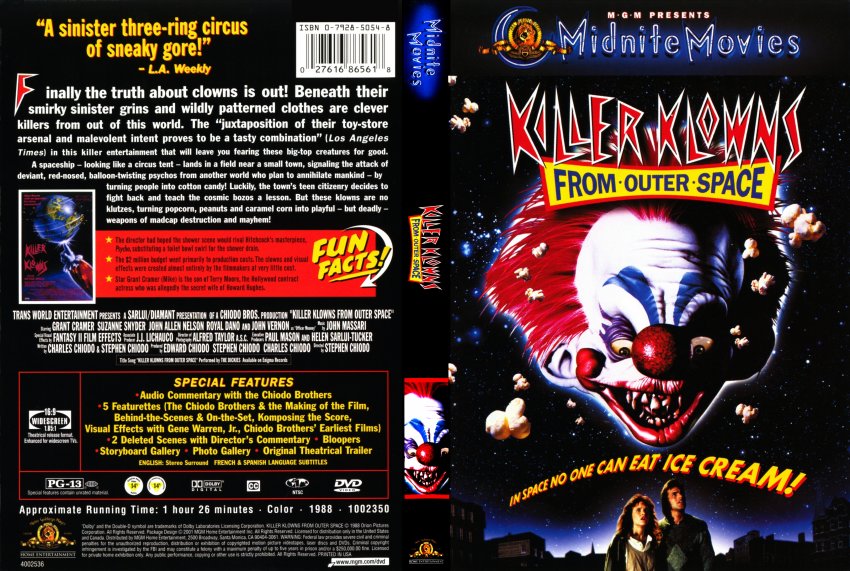 Killer Klowns From Outer Space