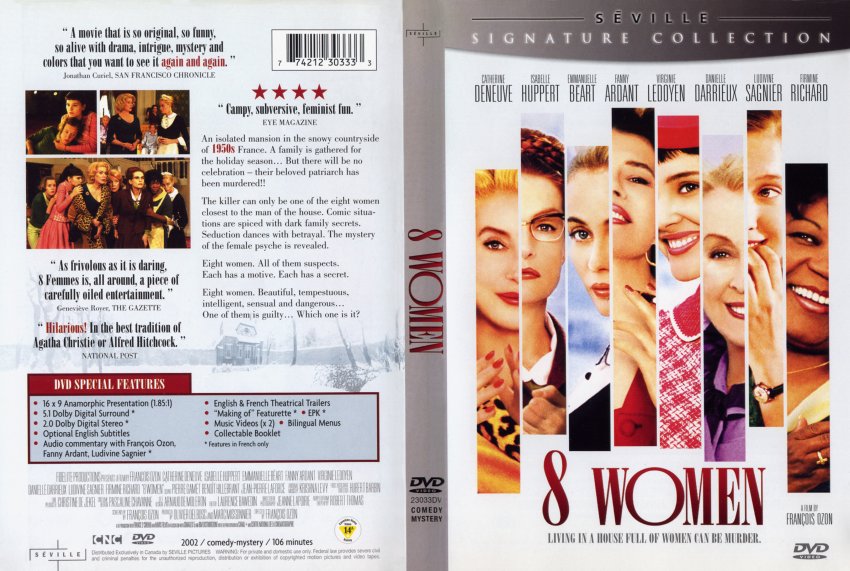 8 Women R1 Scan (Canada) - Movie DVD Scanned Covers - 78 women - front ...