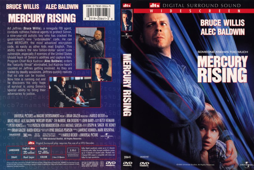 Mercury Rising (DTS) R1 Scan