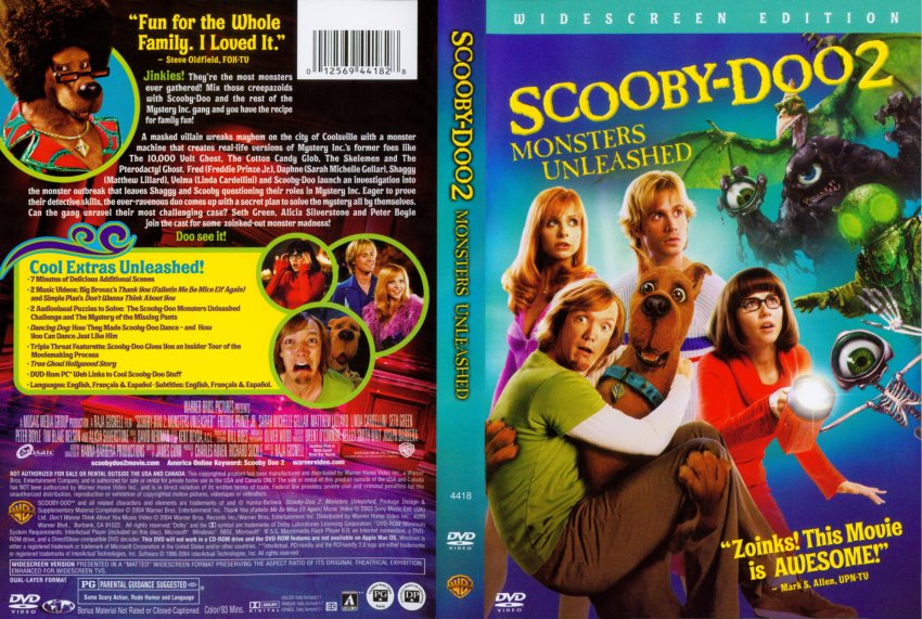 Scooby-Doo 2: Monsters Unleashed R1 Scan.