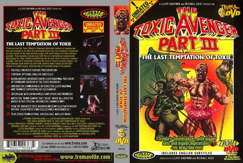 Toxic Avenger Part III Special Edition Retail