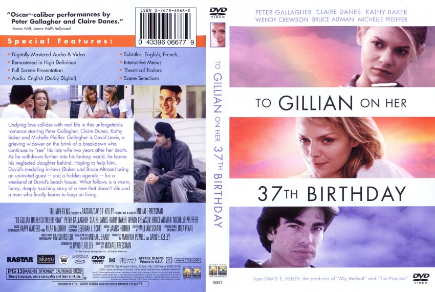 To Gillian On Her 37th Birthday