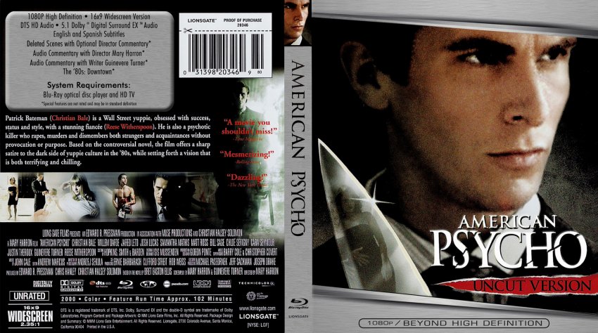 American Psycho Dvd