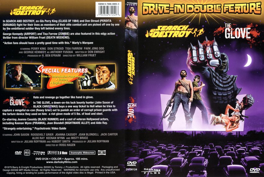 Drive-In Double Feature - Search and Destroy / The Glove - Movie DVD ...