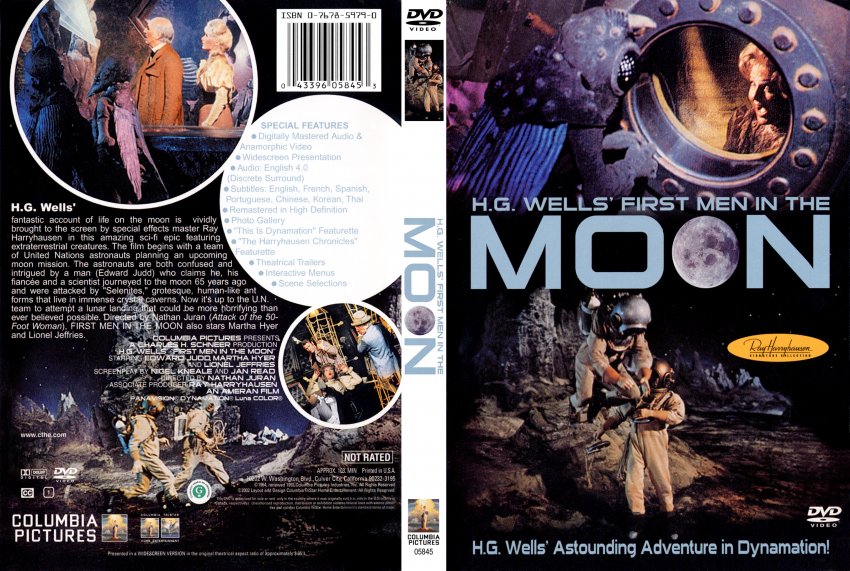 First Men in the Moon - Movie DVD Scanned Covers - FMIM cover :: DVD Covers
