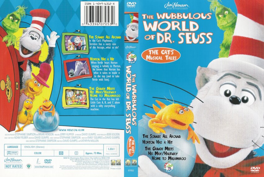 The Wubbulous World Of Dr Seuss Dvd Box Set New Gift Set Disc Set | My ...