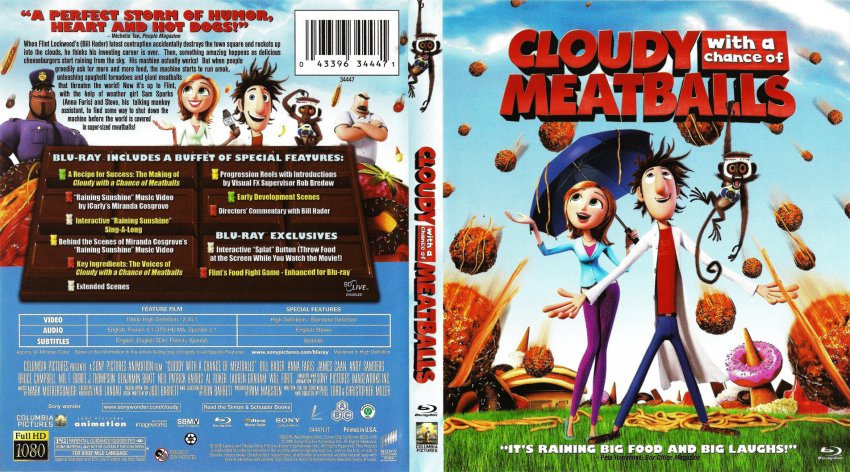 Cloudy With A Chance Of Meatballs.