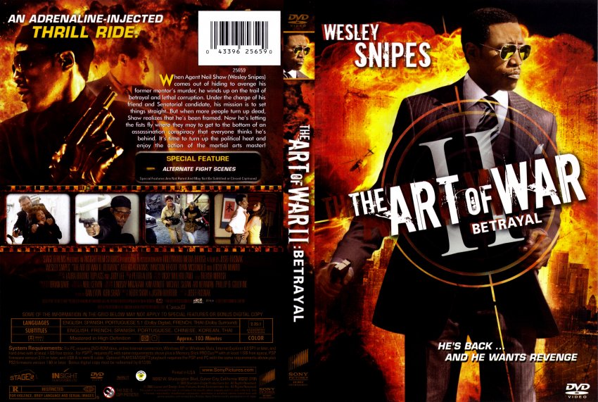 Tha Art Of War II Betrayal Movie DVD Scanned Covers