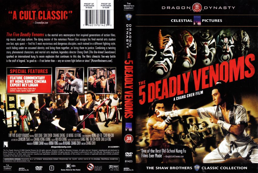 The 5 Deadly Venoms