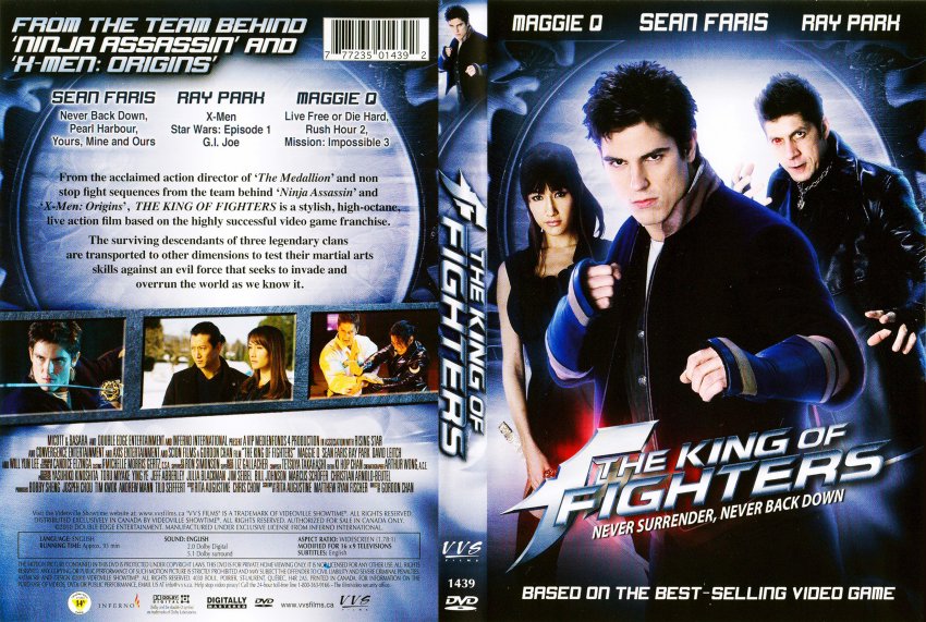 The King Of Fighters - Movie DVD Scanned Covers - The King Of Fighters -  English f :: DVD Covers